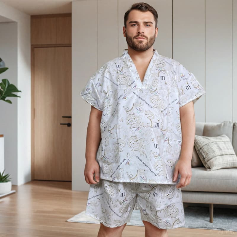 sweat steaming suit, hotel club foot massage therapy suit, plus size sauna suit thumbnail 3