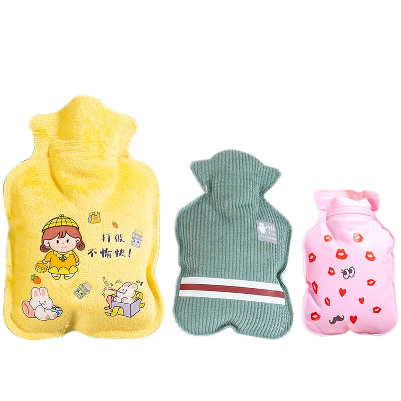 Cute Cartoon Hot Water Bottle – PVC Refillable Mini Hand Warmer, Custom Logo Gift, Wholesale Hot Water Bag thumbnail 4