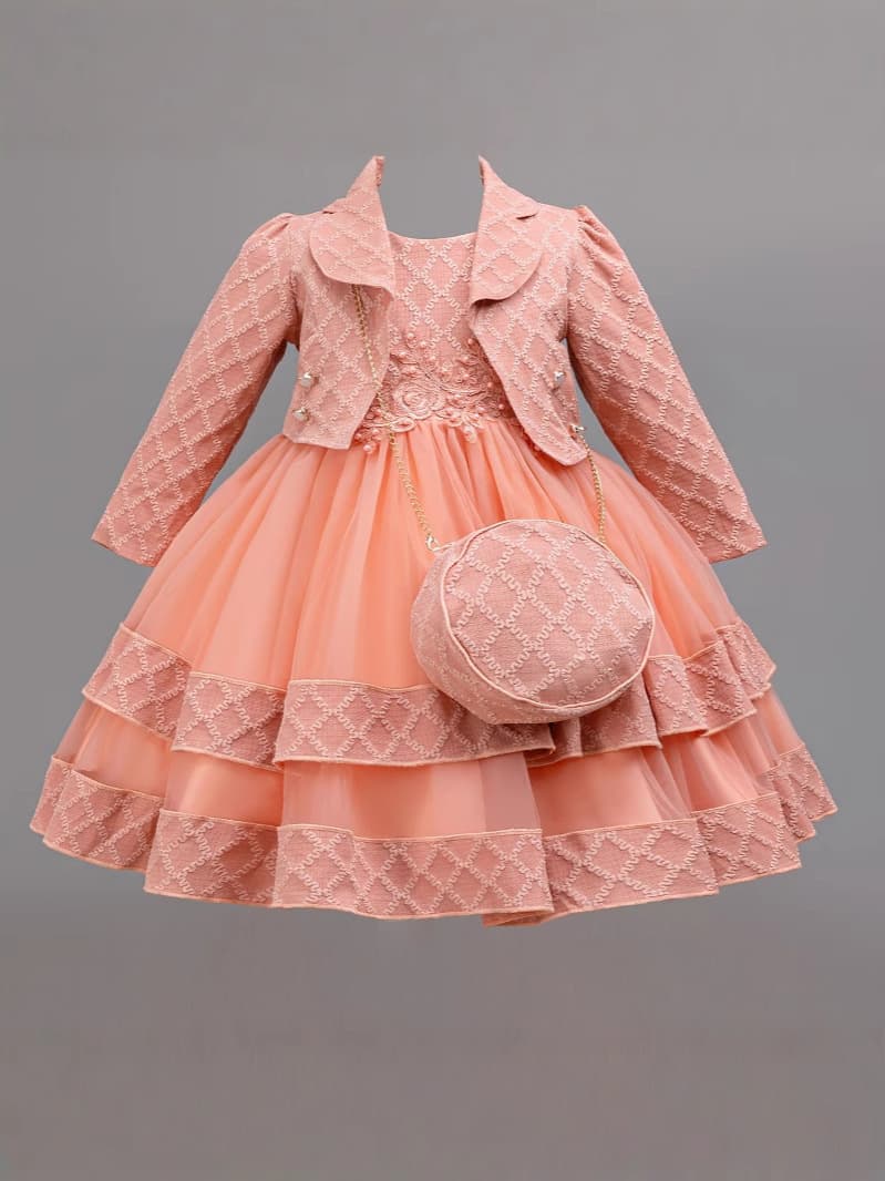 Summer Baby Girl Dress, Princess Dress for Baby Girls, Cute and Elegant Outfit thumbnail 2