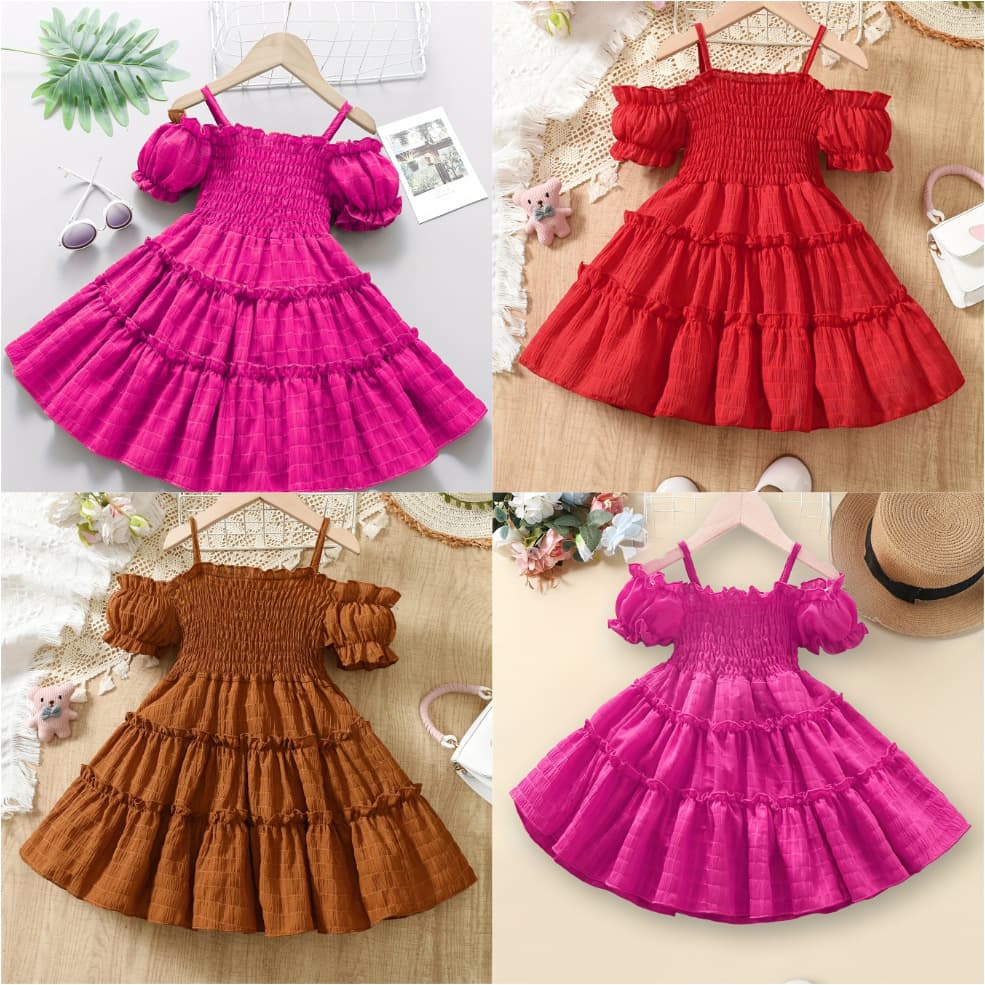 Girls Cute Summer Slip Dress Kids Dress Children's Clothing Stylish and Lightweight thumbnail 2