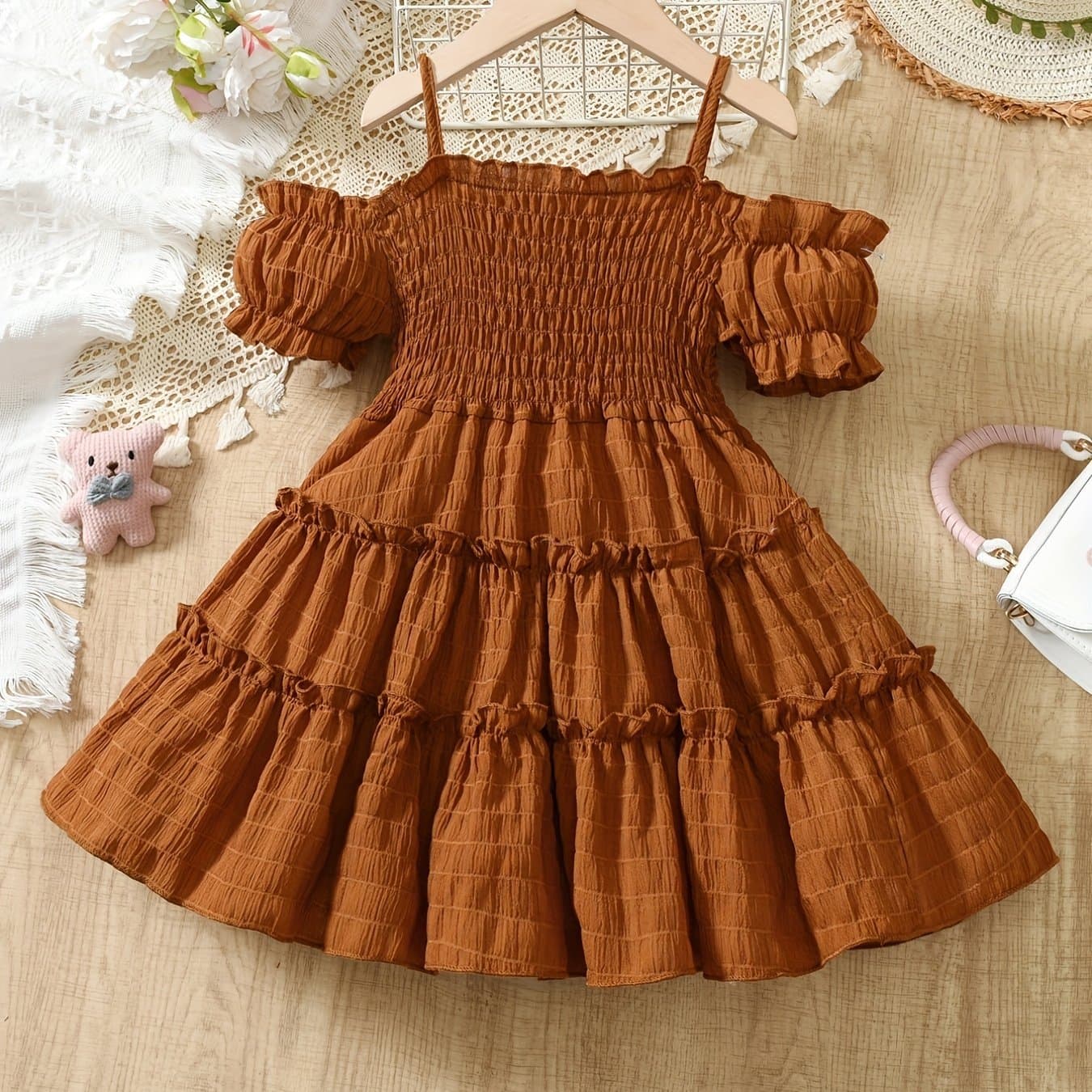 Girls Cute Summer Slip Dress Kids Dress Children's Clothing Stylish and Lightweight thumbnail 3