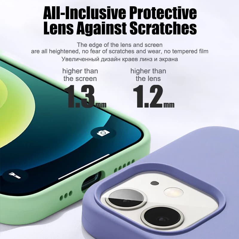 Luxury Shockproof Case For Apple iPhone 11 12 13 14 15 16 17 Pro Max 17 Air Plus Liquid Silicone Cases Cover Phone Accessories thumbnail 2